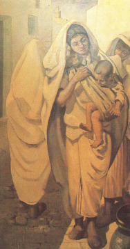 Regino Pradillo Foto catálogo JCCLM 1991 maternidad mora