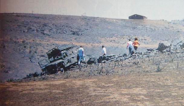 Incendio Riba 16-Jul-2025 El Decano Land Rover quemado 11