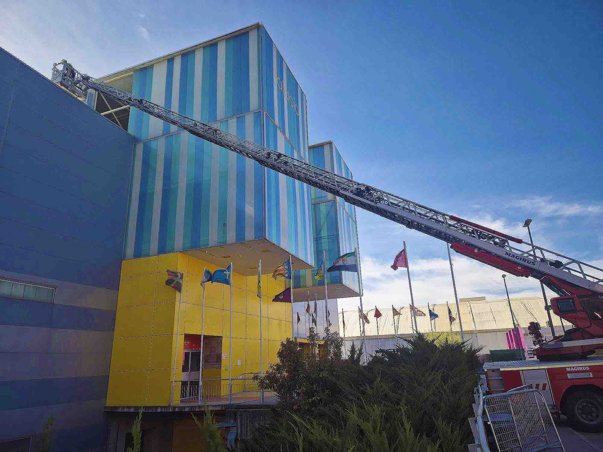 Bomberos palacio Multiusos rachas de viento Foto Bomberos Guadalajara 2