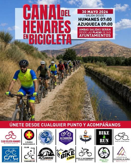 Canal del Henares en bicicleta