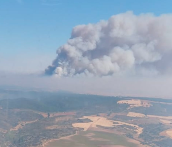 columna humo incendio brif minsiterio interior