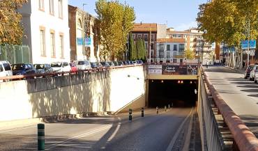 20171116 Tunel Aguas Vivas Cartel evento ningun anuncio cierre tunel