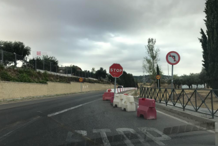 obra tercer carril parada