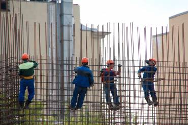 trabajadores construccion