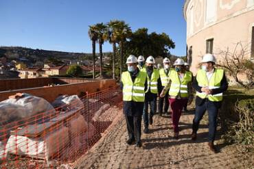 Real Fábrica de Paños Brihuega Page visita obras