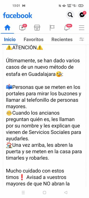 Policía Local Guadalajara Aviso Estafa