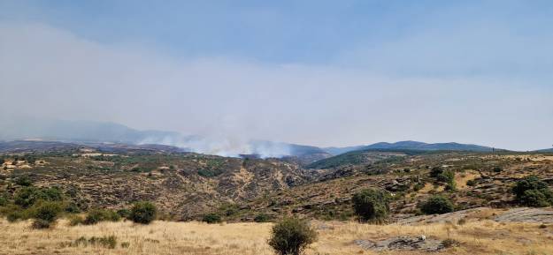 Incendio Sierra Norte Hiendelaencina - Foto Alejandro Gálvez
