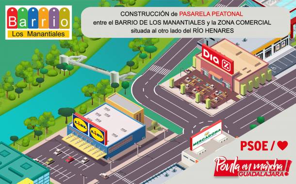 infografia pasarela manantiales