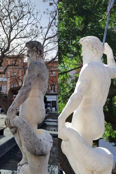 Neptuno Antes y después de la intervención 1