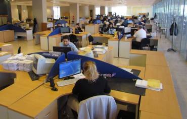 Trabajadores oficinas