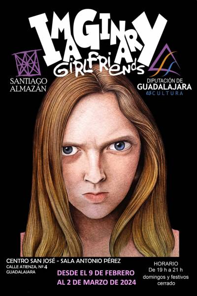 Cartel Exposicion Imaginary Girlfriends