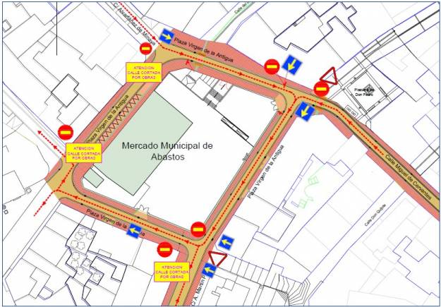 Circulación Plaza de la Antigua