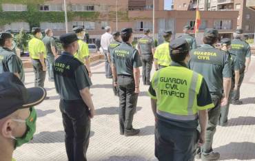 Guardia Civil minuto de silencio en cuartel