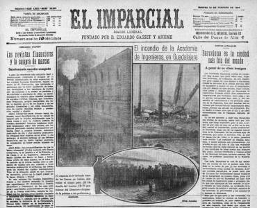 Incendio Academia Ingenieros 10 OK - El Imparcial - Imágenes procedentes de los fondos de la Biblioteca Nacional de España