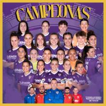 C.D. Guadalajara femenino campeonas de grupo y nuevo eequipo de Tercera RFEF Foto C.D. Guadalajara