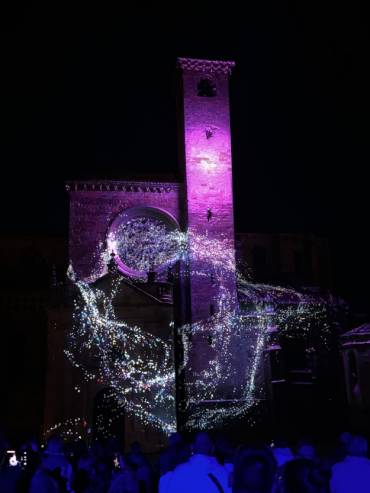 Sigüenza IX centenario video mapping 1