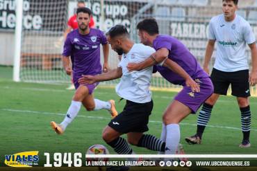Un lance del partido disputado en La Fuensanta ante el Conquense Foto Alfonso Fernández- UB Conquense