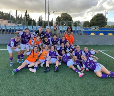 Las deportivistas consiguieron su primer tirunfo de la temporada en Son Sardina. Foto C.D. Guadalajara 1