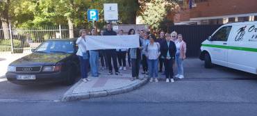 Residencia Los Olmos manifestacion trabajadores