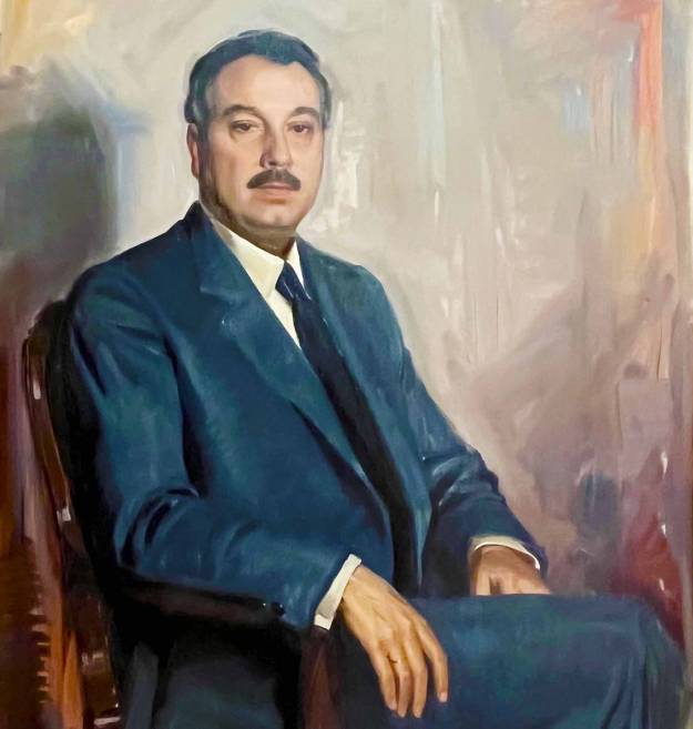 Francisco Tomey retrato Diputación Guadalajara