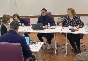 Juan Flores PSOE en un momento de su intervención ayer en el pleno 1