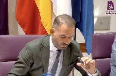 Santiago López Pomeda concejal pleno SPT Guadalajara