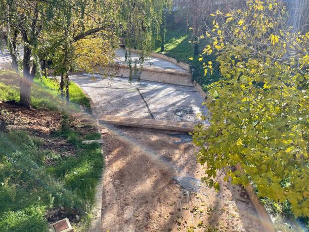obras barranco alamin zona puente infantas