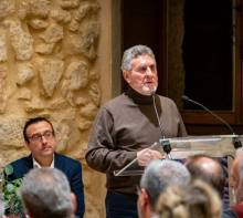 Jesús Orea en la presentación 'Viaje a la Alcarria en familia'. Foto: Nacho Abascal. Jesús Orea presentación Viaje Alcarria en familia 2 1