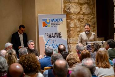 El alcalde de Brihuega, Luis Viejo.Foto: Nacho Abascal. Jesús Orea presentación Viaje Alcarria en familia Brihuega Luis Viejo