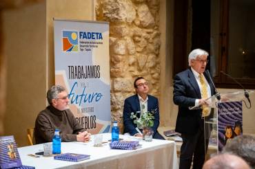 El ptresidente de FADETA, Jesús Ortega. Foto: Nacho Abascal. Jesús Orea presentación Viaje Alcarria en familia Fadeta Jesús Ortega