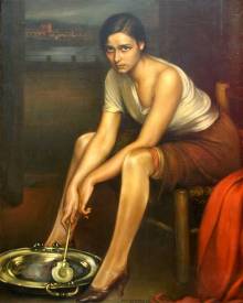 La chiquita piconera by Julio Romero de Torres