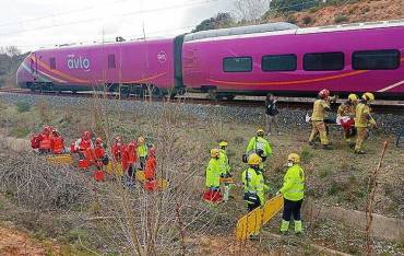 Simulacro Guadalajara Yebes tren ferrocarril 202 Adif 1