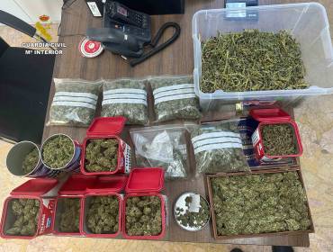 droga incautada en Brihuega