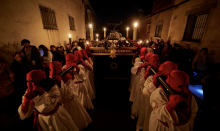 procesion antorchas yunquera