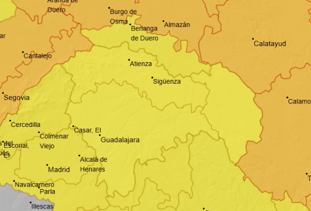 mapa tormentas aemet
