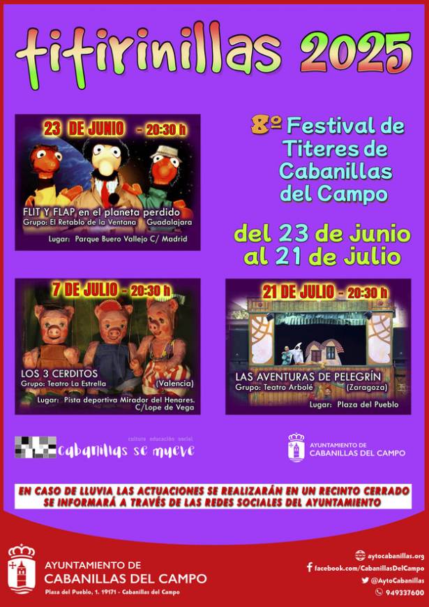 Cabanillas marionetas  cartel titirinillas 2025 WEBb