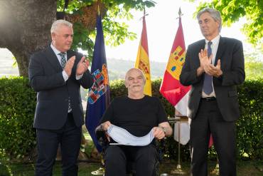 Martín Caparrós tras recoger el premio