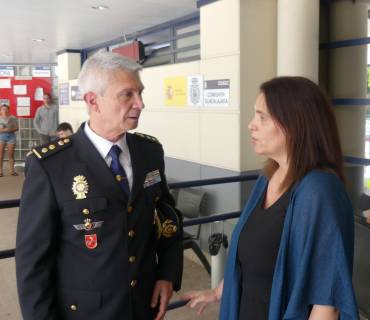 A la derecha la actual subdelegada del Gobierno de España en Guadalajara, Susana Cabellos. Archivo GD. cabellos feliciano diaz