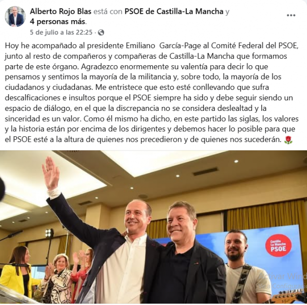 apoyo rojo a page