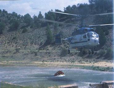 Incendio Riba 16-Jul-2025 El Decano helicóptero 9