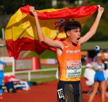 Migallón tercero en 10000 metros lisos sub-23 1
