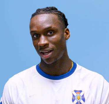 Salifo Caropitche nuevo jugador del C.D. Guadalajara cedido por el Tenerife. Foto C.D. Tenerife