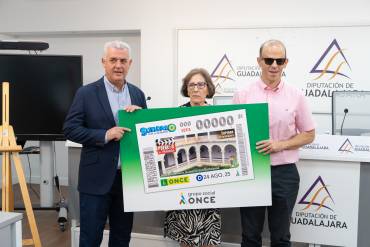 cupon de la ONCE monasterio de lupiana 2025