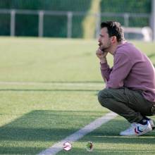 Joaquín Yagüe entrenador del Dinamo ilusionado ante el comienzo de la competición oficial