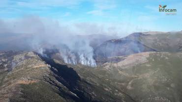 Infocam Incendio Pico del Lobo 6