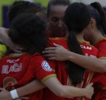 Las rojillas, a por otra victoria. Foto: instagram CD Chiloeches. Chilo 1