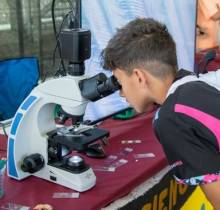 Feria de la ciencia Marchamalo microscópio 1