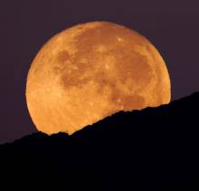 Luna llena del castor. Foto: Astroguada. Luna llena del castor 1