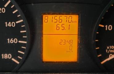 Cuentakilómetros de una ambulancia / UGT ambulancias viejas ugt 800.000 km