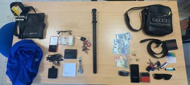 objetos requisados secuestro azuqueca